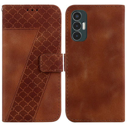 Seven-shaped Embossed Leather Phone Case, For Tecno Camon 19, For Tecno Camon 19 Neo, For Tecno Pova 3/LE7, For Tecno Camon 18i, For Tecno Spark Go 2022/Spark 8C, For Tecno Spark 8 Pro, For Tecno Pova Neo/LE6, For Tecno Pop 5 LTE/BD4                   ...