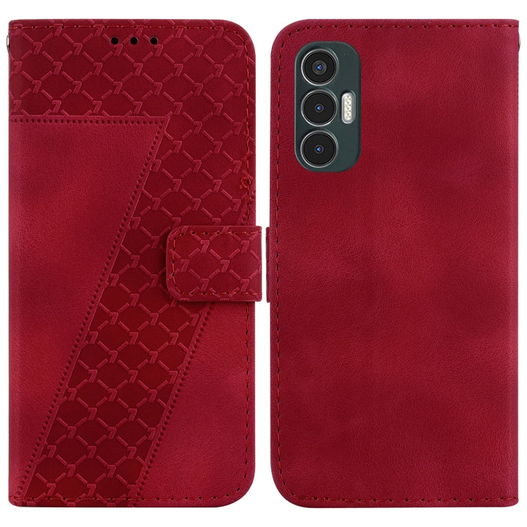 Seven-shaped Embossed Leather Phone Case, For Tecno Camon 19, For Tecno Camon 19 Neo, For Tecno Pova 3/LE7, For Tecno Camon 18i, For Tecno Spark Go 2022/Spark 8C, For Tecno Spark 8 Pro, For Tecno Pova Neo/LE6, For Tecno Pop 5 LTE/BD4                   ...