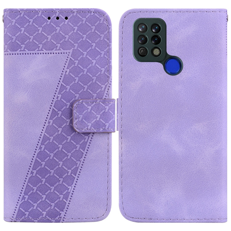 Seven-shaped Embossed Leather Phone Case, For Tecno Camon 19, For Tecno Camon 19 Neo, For Tecno Pova 3/LE7, For Tecno Camon 18i, For Tecno Spark Go 2022/Spark 8C, For Tecno Spark 8 Pro, For Tecno Pova Neo/LE6, For Tecno Pop 5 LTE/BD4                   ...
