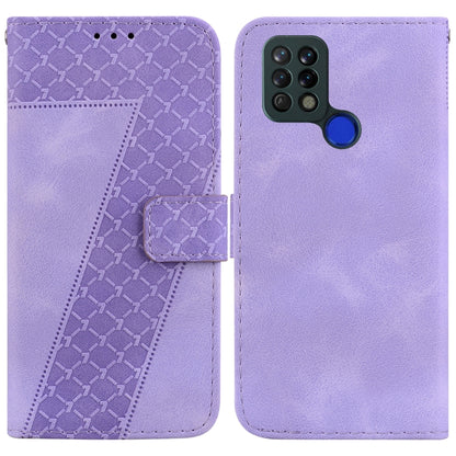 Seven-shaped Embossed Leather Phone Case, For Tecno Camon 19, For Tecno Camon 19 Neo, For Tecno Pova 3/LE7, For Tecno Camon 18i, For Tecno Spark Go 2022/Spark 8C, For Tecno Spark 8 Pro, For Tecno Pova Neo/LE6, For Tecno Pop 5 LTE/BD4                   ...