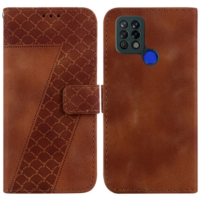 Seven-shaped Embossed Leather Phone Case, For Tecno Camon 19, For Tecno Camon 19 Neo, For Tecno Pova 3/LE7, For Tecno Camon 18i, For Tecno Spark Go 2022/Spark 8C, For Tecno Spark 8 Pro, For Tecno Pova Neo/LE6, For Tecno Pop 5 LTE/BD4                   ...