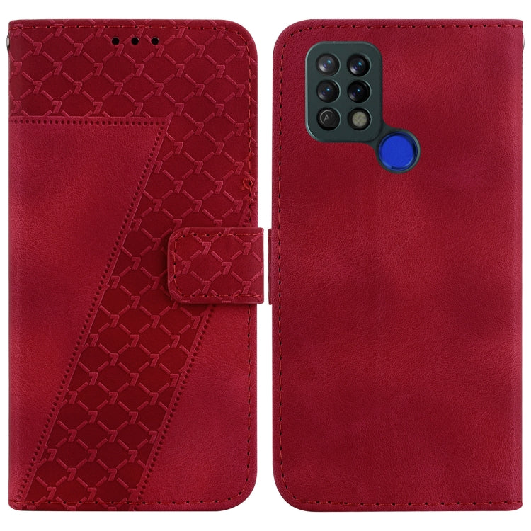 Seven-shaped Embossed Leather Phone Case, For Tecno Camon 19, For Tecno Camon 19 Neo, For Tecno Pova 3/LE7, For Tecno Camon 18i, For Tecno Spark Go 2022/Spark 8C, For Tecno Spark 8 Pro, For Tecno Pova Neo/LE6, For Tecno Pop 5 LTE/BD4                   ...