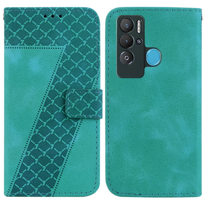 Seven-shaped Embossed Leather Phone Case, For Tecno Camon 19, For Tecno Camon 19 Neo, For Tecno Pova 3/LE7, For Tecno Camon 18i, For Tecno Spark Go 2022/Spark 8C, For Tecno Spark 8 Pro, For Tecno Pova Neo/LE6, For Tecno Pop 5 LTE/BD4                   ...