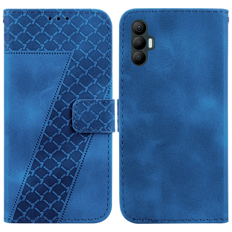 Seven-shaped Embossed Leather Phone Case, For Tecno Camon 19, For Tecno Camon 19 Neo, For Tecno Pova 3/LE7, For Tecno Camon 18i, For Tecno Spark Go 2022/Spark 8C, For Tecno Spark 8 Pro, For Tecno Pova Neo/LE6, For Tecno Pop 5 LTE/BD4                   ...
