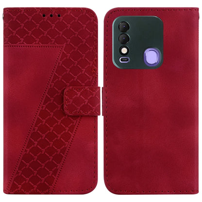 Seven-shaped Embossed Leather Phone Case, For Tecno Camon 19, For Tecno Camon 19 Neo, For Tecno Pova 3/LE7, For Tecno Camon 18i, For Tecno Spark Go 2022/Spark 8C, For Tecno Spark 8 Pro, For Tecno Pova Neo/LE6, For Tecno Pop 5 LTE/BD4                   ...