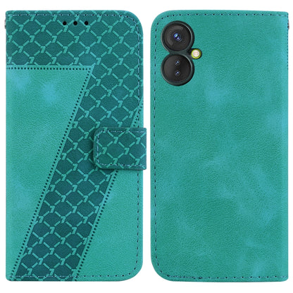 Seven-shaped Embossed Leather Phone Case, For Tecno Pova 5 Pro, For Tecno Pova Neo 3, For Tecno Pova 5, For Tecno Camon 20 Premier 5G, For Tecno Camon 20 Pro 5G, For Tecno Camon 20 Pro 4G/Camon 20, For Tecno Spark 10 5G, For Tecno Spark 10 4G/Spark 10C...