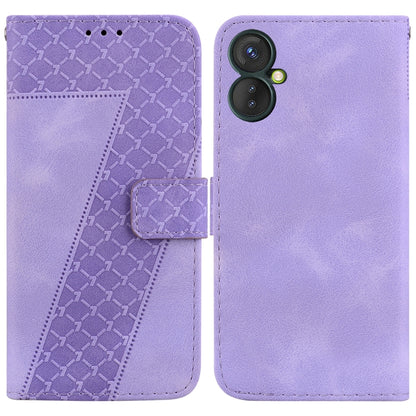 Seven-shaped Embossed Leather Phone Case, For Tecno Pova 5 Pro, For Tecno Pova Neo 3, For Tecno Pova 5, For Tecno Camon 20 Premier 5G, For Tecno Camon 20 Pro 5G, For Tecno Camon 20 Pro 4G/Camon 20, For Tecno Spark 10 5G, For Tecno Spark 10 4G/Spark 10C...