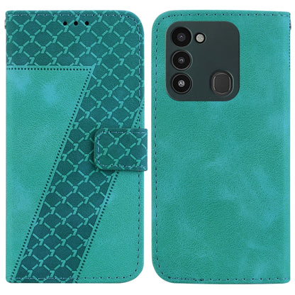 Seven-shaped Embossed Leather Phone Case, For Tecno Camon 19, For Tecno Camon 19 Neo, For Tecno Pova 3/LE7, For Tecno Camon 18i, For Tecno Spark Go 2022/Spark 8C, For Tecno Spark 8 Pro, For Tecno Pova Neo/LE6, For Tecno Pop 5 LTE/BD4                   ...