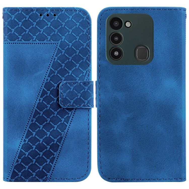 Seven-shaped Embossed Leather Phone Case, For Tecno Camon 19, For Tecno Camon 19 Neo, For Tecno Pova 3/LE7, For Tecno Camon 18i, For Tecno Spark Go 2022/Spark 8C, For Tecno Spark 8 Pro, For Tecno Pova Neo/LE6, For Tecno Pop 5 LTE/BD4                   ...