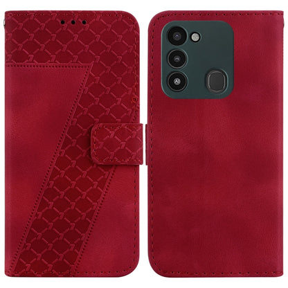 Seven-shaped Embossed Leather Phone Case, For Tecno Camon 19, For Tecno Camon 19 Neo, For Tecno Pova 3/LE7, For Tecno Camon 18i, For Tecno Spark Go 2022/Spark 8C, For Tecno Spark 8 Pro, For Tecno Pova Neo/LE6, For Tecno Pop 5 LTE/BD4                   ...