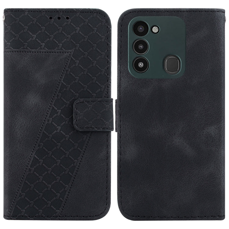 Seven-shaped Embossed Leather Phone Case, For Tecno Camon 19, For Tecno Camon 19 Neo, For Tecno Pova 3/LE7, For Tecno Camon 18i, For Tecno Spark Go 2022/Spark 8C, For Tecno Spark 8 Pro, For Tecno Pova Neo/LE6, For Tecno Pop 5 LTE/BD4                   ...