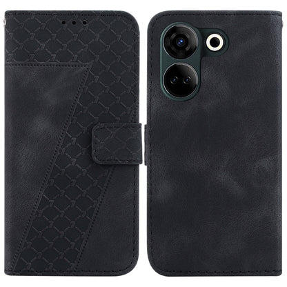 Seven-shaped Embossed Leather Phone Case, For Tecno Pova 5 Pro, For Tecno Pova Neo 3, For Tecno Pova 5, For Tecno Camon 20 Premier 5G, For Tecno Camon 20 Pro 5G, For Tecno Camon 20 Pro 4G/Camon 20, For Tecno Spark 10 5G, For Tecno Spark 10 4G/Spark 10C...