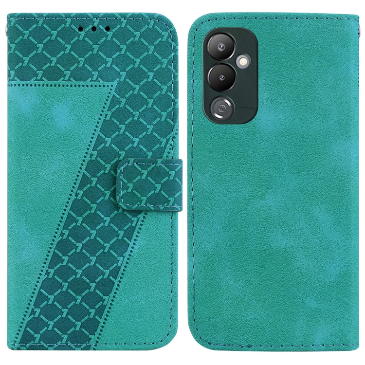 Seven-shaped Embossed Leather Phone Case, For Tecno Pova 5 Pro, For Tecno Pova Neo 3, For Tecno Pova 5, For Tecno Camon 20 Premier 5G, For Tecno Camon 20 Pro 5G, For Tecno Camon 20 Pro 4G/Camon 20, For Tecno Spark 10 5G, For Tecno Spark 10 4G/Spark 10C...