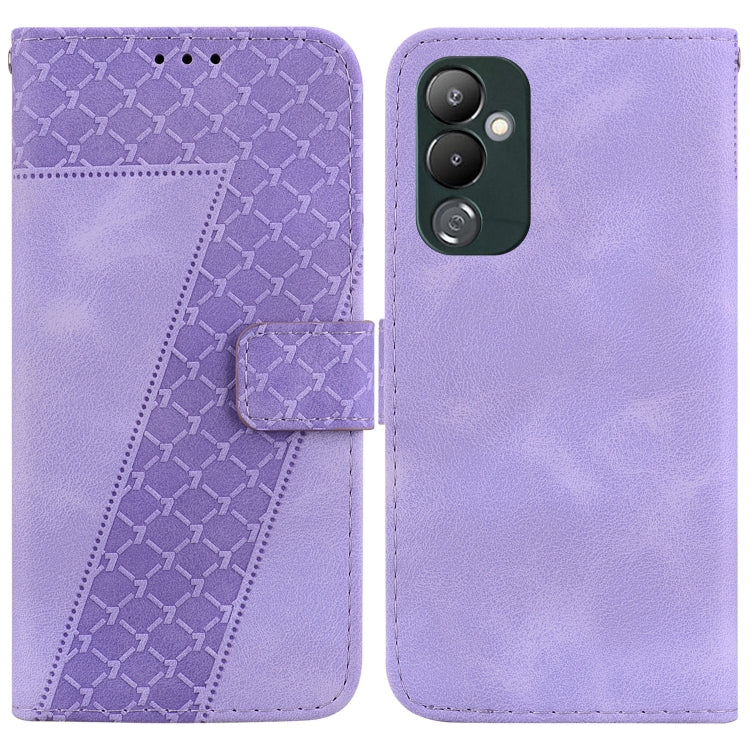 Seven-shaped Embossed Leather Phone Case, For Tecno Pova 5 Pro, For Tecno Pova Neo 3, For Tecno Pova 5, For Tecno Camon 20 Premier 5G, For Tecno Camon 20 Pro 5G, For Tecno Camon 20 Pro 4G/Camon 20, For Tecno Spark 10 5G, For Tecno Spark 10 4G/Spark 10C...