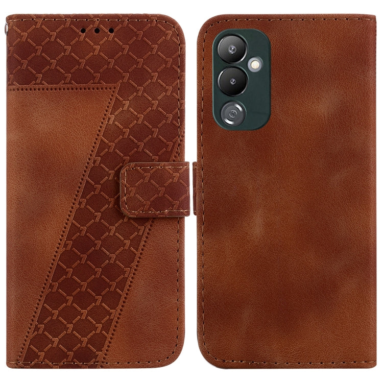 Seven-shaped Embossed Leather Phone Case, For Tecno Pova 5 Pro, For Tecno Pova Neo 3, For Tecno Pova 5, For Tecno Camon 20 Premier 5G, For Tecno Camon 20 Pro 5G, For Tecno Camon 20 Pro 4G/Camon 20, For Tecno Spark 10 5G, For Tecno Spark 10 4G/Spark 10C...