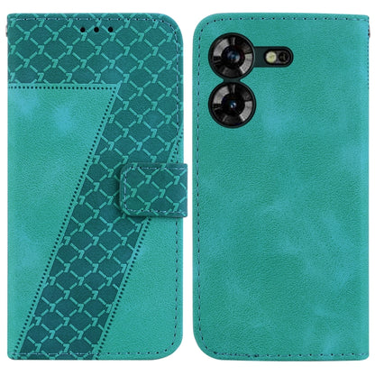 Seven-shaped Embossed Leather Phone Case, For Tecno Pova 5 Pro, For Tecno Pova Neo 3, For Tecno Pova 5, For Tecno Camon 20 Premier 5G, For Tecno Camon 20 Pro 5G, For Tecno Camon 20 Pro 4G/Camon 20, For Tecno Spark 10 5G, For Tecno Spark 10 4G/Spark 10C...