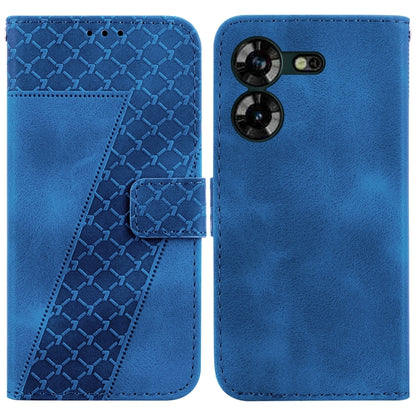 Seven-shaped Embossed Leather Phone Case, For Tecno Pova 5 Pro, For Tecno Pova Neo 3, For Tecno Pova 5, For Tecno Camon 20 Premier 5G, For Tecno Camon 20 Pro 5G, For Tecno Camon 20 Pro 4G/Camon 20, For Tecno Spark 10 5G, For Tecno Spark 10 4G/Spark 10C...