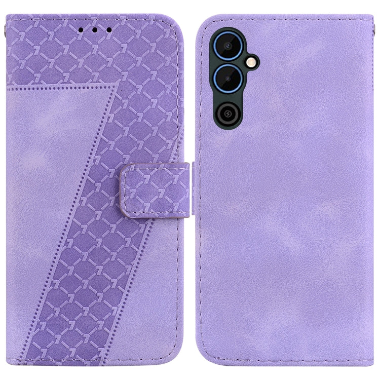 Seven-shaped Embossed Leather Phone Case, For Tecno Pova 5 Pro, For Tecno Pova Neo 3, For Tecno Pova 5, For Tecno Camon 20 Premier 5G, For Tecno Camon 20 Pro 5G, For Tecno Camon 20 Pro 4G/Camon 20, For Tecno Spark 10 5G, For Tecno Spark 10 4G/Spark 10C...
