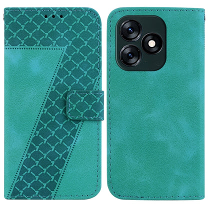 Seven-shaped Embossed Leather Phone Case, For Tecno Pova 5 Pro, For Tecno Pova Neo 3, For Tecno Pova 5, For Tecno Camon 20 Premier 5G, For Tecno Camon 20 Pro 5G, For Tecno Camon 20 Pro 4G/Camon 20, For Tecno Spark 10 5G, For Tecno Spark 10 4G/Spark 10C...