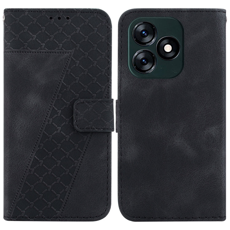 Seven-shaped Embossed Leather Phone Case, For Tecno Pova 5 Pro, For Tecno Pova Neo 3, For Tecno Pova 5, For Tecno Camon 20 Premier 5G, For Tecno Camon 20 Pro 5G, For Tecno Camon 20 Pro 4G/Camon 20, For Tecno Spark 10 5G, For Tecno Spark 10 4G/Spark 10C...