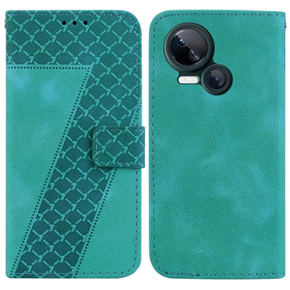 Seven-shaped Embossed Leather Phone Case, For Tecno Pova 5 Pro, For Tecno Pova Neo 3, For Tecno Pova 5, For Tecno Camon 20 Premier 5G, For Tecno Camon 20 Pro 5G, For Tecno Camon 20 Pro 4G/Camon 20, For Tecno Spark 10 5G, For Tecno Spark 10 4G/Spark 10C...