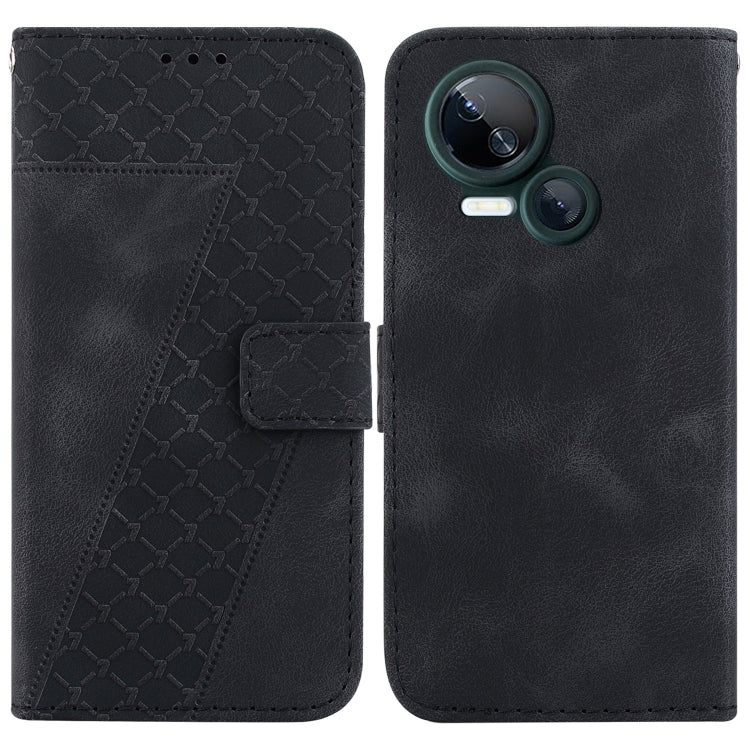 Seven-shaped Embossed Leather Phone Case, For Tecno Pova 5 Pro, For Tecno Pova Neo 3, For Tecno Pova 5, For Tecno Camon 20 Premier 5G, For Tecno Camon 20 Pro 5G, For Tecno Camon 20 Pro 4G/Camon 20, For Tecno Spark 10 5G, For Tecno Spark 10 4G/Spark 10C...