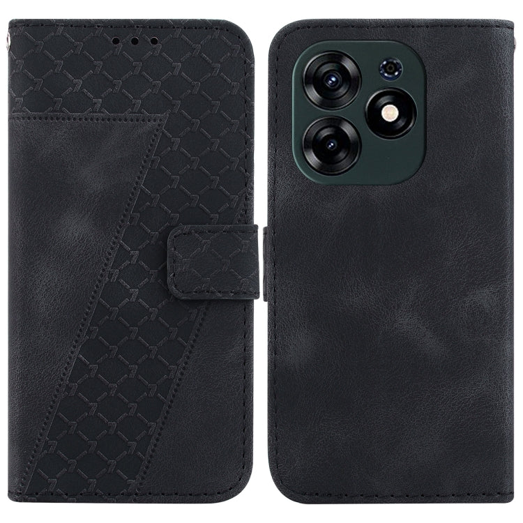 Seven-shaped Embossed Leather Phone Case, For Tecno Pova 5 Pro, For Tecno Pova Neo 3, For Tecno Pova 5, For Tecno Camon 20 Premier 5G, For Tecno Camon 20 Pro 5G, For Tecno Camon 20 Pro 4G/Camon 20, For Tecno Spark 10 5G, For Tecno Spark 10 4G/Spark 10C...