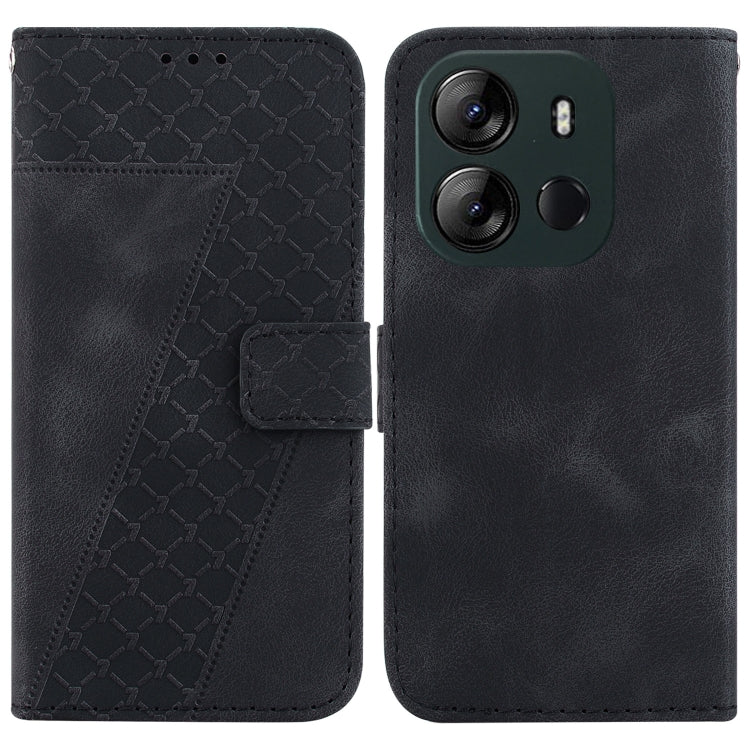 Seven-shaped Embossed Leather Phone Case, For Tecno Pova 5 Pro, For Tecno Pova Neo 3, For Tecno Pova 5, For Tecno Camon 20 Premier 5G, For Tecno Camon 20 Pro 5G, For Tecno Camon 20 Pro 4G/Camon 20, For Tecno Spark 10 5G, For Tecno Spark 10 4G/Spark 10C...