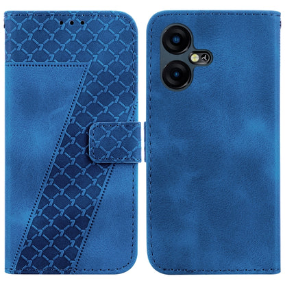 Seven-shaped Embossed Leather Phone Case, For Tecno Pova 5 Pro, For Tecno Pova Neo 3, For Tecno Pova 5, For Tecno Camon 20 Premier 5G, For Tecno Camon 20 Pro 5G, For Tecno Camon 20 Pro 4G/Camon 20, For Tecno Spark 10 5G, For Tecno Spark 10 4G/Spark 10C...