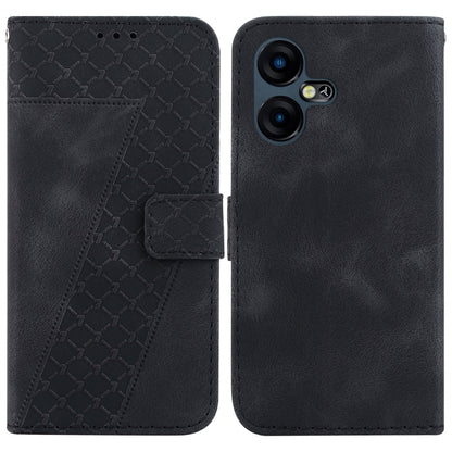 Seven-shaped Embossed Leather Phone Case, For Tecno Pova 5 Pro, For Tecno Pova Neo 3, For Tecno Pova 5, For Tecno Camon 20 Premier 5G, For Tecno Camon 20 Pro 5G, For Tecno Camon 20 Pro 4G/Camon 20, For Tecno Spark 10 5G, For Tecno Spark 10 4G/Spark 10C...
