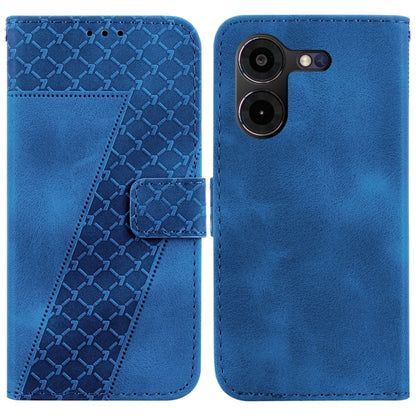 Seven-shaped Embossed Leather Phone Case, For Tecno Pova 5 Pro, For Tecno Pova Neo 3, For Tecno Pova 5, For Tecno Camon 20 Premier 5G, For Tecno Camon 20 Pro 5G, For Tecno Camon 20 Pro 4G/Camon 20, For Tecno Spark 10 5G, For Tecno Spark 10 4G/Spark 10C...