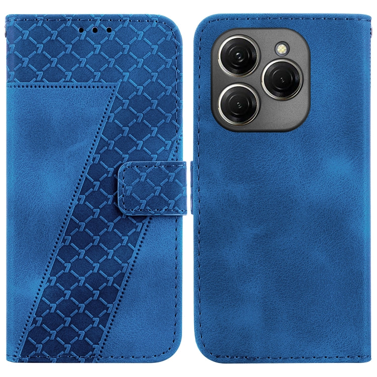 Seven-shaped Embossed Leather Phone Case, For Tecno Pop 10 / Spark Go 2 4G, For Tecno Camon 40 Pro 4G, For Tecno Camon 40, For Tecno Pop 9 5G / Spark 30C 5G, For Tecno Camon 30S / Camon 30S Pro, For Tecno Spark 30 Pro, For Tecno Spark 30 4G            ...