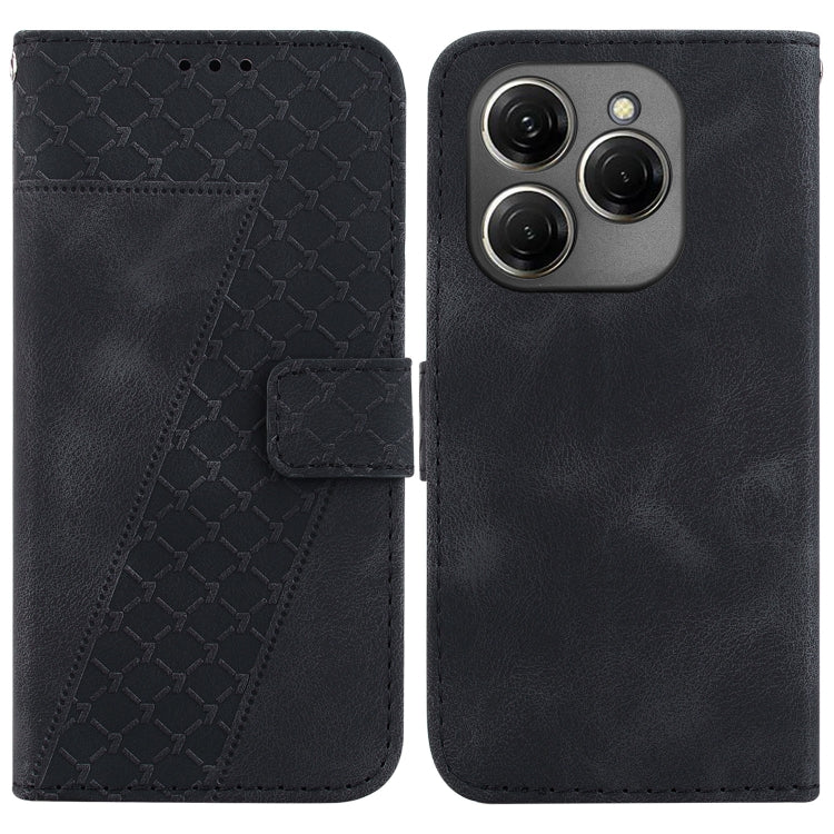 Seven-shaped Embossed Leather Phone Case, For Tecno Pop 10 / Spark Go 2 4G, For Tecno Camon 40 Pro 4G, For Tecno Camon 40, For Tecno Pop 9 5G / Spark 30C 5G, For Tecno Camon 30S / Camon 30S Pro, For Tecno Spark 30 Pro, For Tecno Spark 30 4G            ...