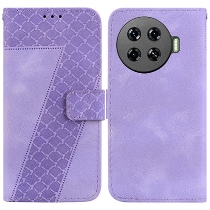Seven-shaped Embossed Leather Phone Case, For Tecno Pop 10 / Spark Go 2 4G, For Tecno Camon 40 Pro 4G, For Tecno Camon 40, For Tecno Pop 9 5G / Spark 30C 5G, For Tecno Camon 30S / Camon 30S Pro, For Tecno Spark 30 Pro, For Tecno Spark 30 4G            ...