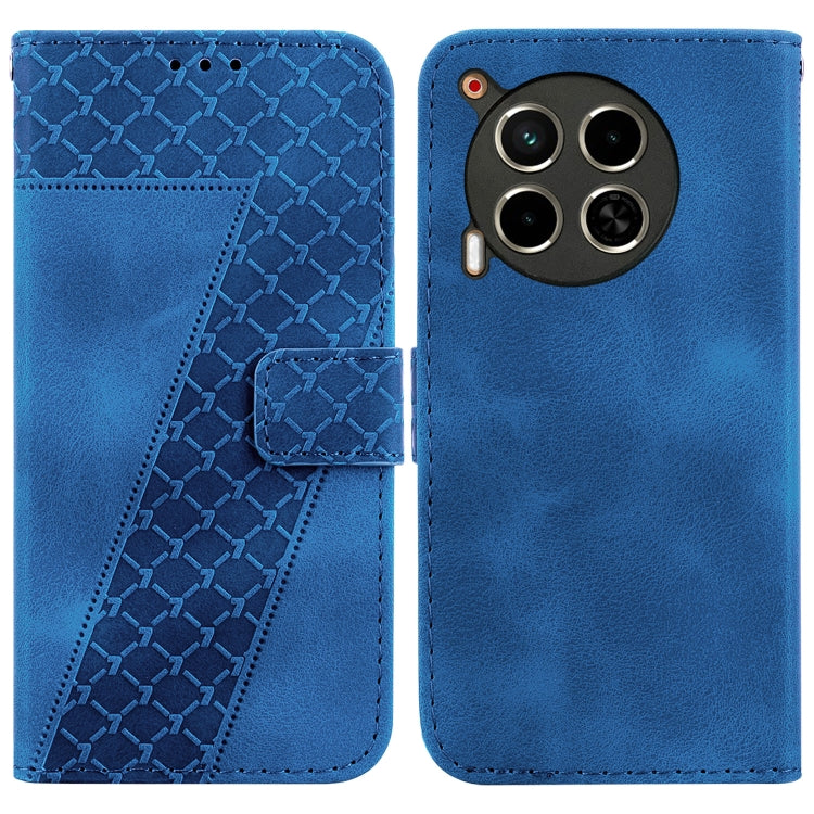 Seven-shaped Embossed Leather Phone Case, For Tecno Pop 10 / Spark Go 2 4G, For Tecno Camon 40 Pro 4G, For Tecno Camon 40, For Tecno Pop 9 5G / Spark 30C 5G, For Tecno Camon 30S / Camon 30S Pro, For Tecno Spark 30 Pro, For Tecno Spark 30 4G            ...