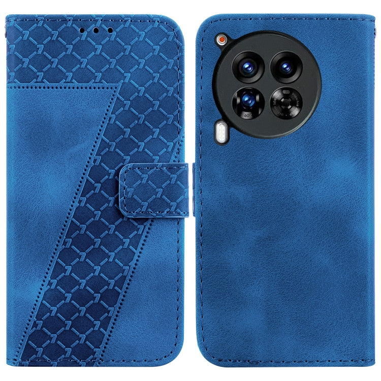 Seven-shaped Embossed Leather Phone Case, For Tecno Pop 10 / Spark Go 2 4G, For Tecno Camon 40 Pro 4G, For Tecno Camon 40, For Tecno Pop 9 5G / Spark 30C 5G, For Tecno Camon 30S / Camon 30S Pro, For Tecno Spark 30 Pro, For Tecno Spark 30 4G            ...