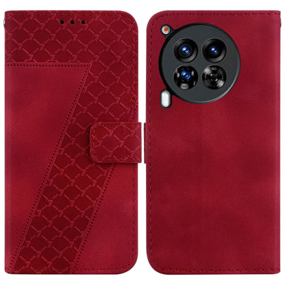 Seven-shaped Embossed Leather Phone Case, For Tecno Pop 10 / Spark Go 2 4G, For Tecno Camon 40 Pro 4G, For Tecno Camon 40, For Tecno Pop 9 5G / Spark 30C 5G, For Tecno Camon 30S / Camon 30S Pro, For Tecno Spark 30 Pro, For Tecno Spark 30 4G            ...