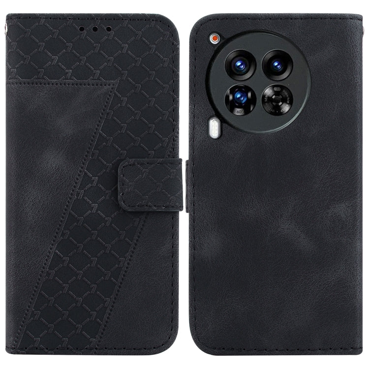 Seven-shaped Embossed Leather Phone Case, For Tecno Pop 10 / Spark Go 2 4G, For Tecno Camon 40 Pro 4G, For Tecno Camon 40, For Tecno Pop 9 5G / Spark 30C 5G, For Tecno Camon 30S / Camon 30S Pro, For Tecno Spark 30 Pro, For Tecno Spark 30 4G            ...