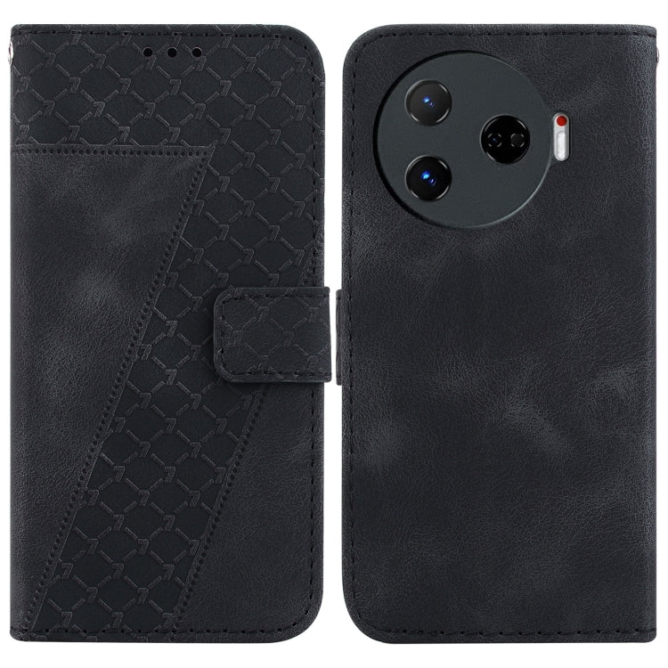 Seven-shaped Embossed Leather Phone Case, For Tecno Pop 10 / Spark Go 2 4G, For Tecno Camon 40 Pro 4G, For Tecno Camon 40, For Tecno Pop 9 5G / Spark 30C 5G, For Tecno Camon 30S / Camon 30S Pro, For Tecno Spark 30 Pro, For Tecno Spark 30 4G            ...