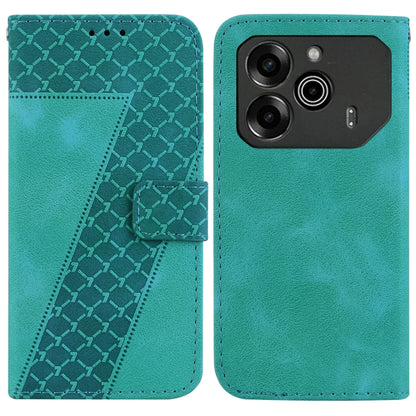 Seven-shaped Embossed Leather Phone Case, For Tecno Pop 10 / Spark Go 2 4G, For Tecno Camon 40 Pro 4G, For Tecno Camon 40, For Tecno Pop 9 5G / Spark 30C 5G, For Tecno Camon 30S / Camon 30S Pro, For Tecno Spark 30 Pro, For Tecno Spark 30 4G            ...