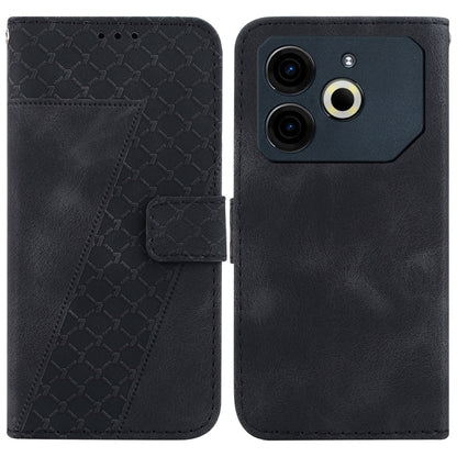 Seven-shaped Embossed Leather Phone Case, For Tecno Pop 10 / Spark Go 2 4G, For Tecno Camon 40 Pro 4G, For Tecno Camon 40, For Tecno Pop 9 5G / Spark 30C 5G, For Tecno Camon 30S / Camon 30S Pro, For Tecno Spark 30 Pro, For Tecno Spark 30 4G            ...