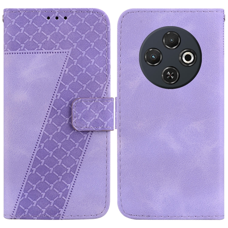 Seven-shaped Embossed Leather Phone Case, For Tecno Pop 10 / Spark Go 2 4G, For Tecno Camon 40 Pro 4G, For Tecno Camon 40, For Tecno Pop 9 5G / Spark 30C 5G, For Tecno Camon 30S / Camon 30S Pro, For Tecno Spark 30 Pro, For Tecno Spark 30 4G            ...