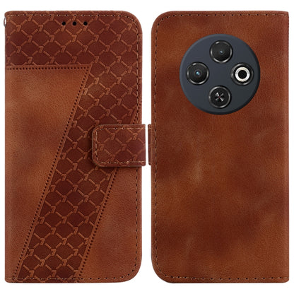 Seven-shaped Embossed Leather Phone Case, For Tecno Pop 10 / Spark Go 2 4G, For Tecno Camon 40 Pro 4G, For Tecno Camon 40, For Tecno Pop 9 5G / Spark 30C 5G, For Tecno Camon 30S / Camon 30S Pro, For Tecno Spark 30 Pro, For Tecno Spark 30 4G            ...