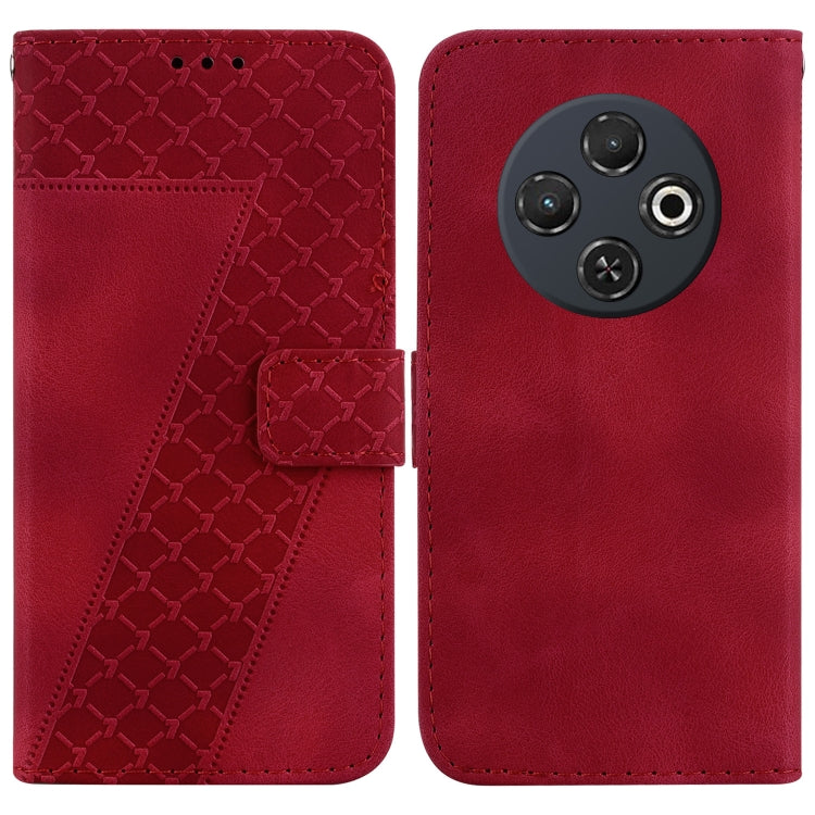 Seven-shaped Embossed Leather Phone Case, For Tecno Pop 10 / Spark Go 2 4G, For Tecno Camon 40 Pro 4G, For Tecno Camon 40, For Tecno Pop 9 5G / Spark 30C 5G, For Tecno Camon 30S / Camon 30S Pro, For Tecno Spark 30 Pro, For Tecno Spark 30 4G            ...