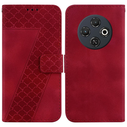 Seven-shaped Embossed Leather Phone Case, For Tecno Pop 10 / Spark Go 2 4G, For Tecno Camon 40 Pro 4G, For Tecno Camon 40, For Tecno Pop 9 5G / Spark 30C 5G, For Tecno Camon 30S / Camon 30S Pro, For Tecno Spark 30 Pro, For Tecno Spark 30 4G            ...