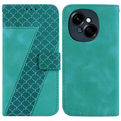 Seven-shaped Embossed Leather Phone Case, For Tecno Pop 10 / Spark Go 2 4G, For Tecno Camon 40 Pro 4G, For Tecno Camon 40, For Tecno Pop 9 5G / Spark 30C 5G, For Tecno Camon 30S / Camon 30S Pro, For Tecno Spark 30 Pro, For Tecno Spark 30 4G            ...