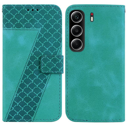 Seven-shaped Embossed Leather Phone Case, For Tecno Pop 10 / Spark Go 2 4G, For Tecno Camon 40 Pro 4G, For Tecno Camon 40, For Tecno Pop 9 5G / Spark 30C 5G, For Tecno Camon 30S / Camon 30S Pro, For Tecno Spark 30 Pro, For Tecno Spark 30 4G            ...