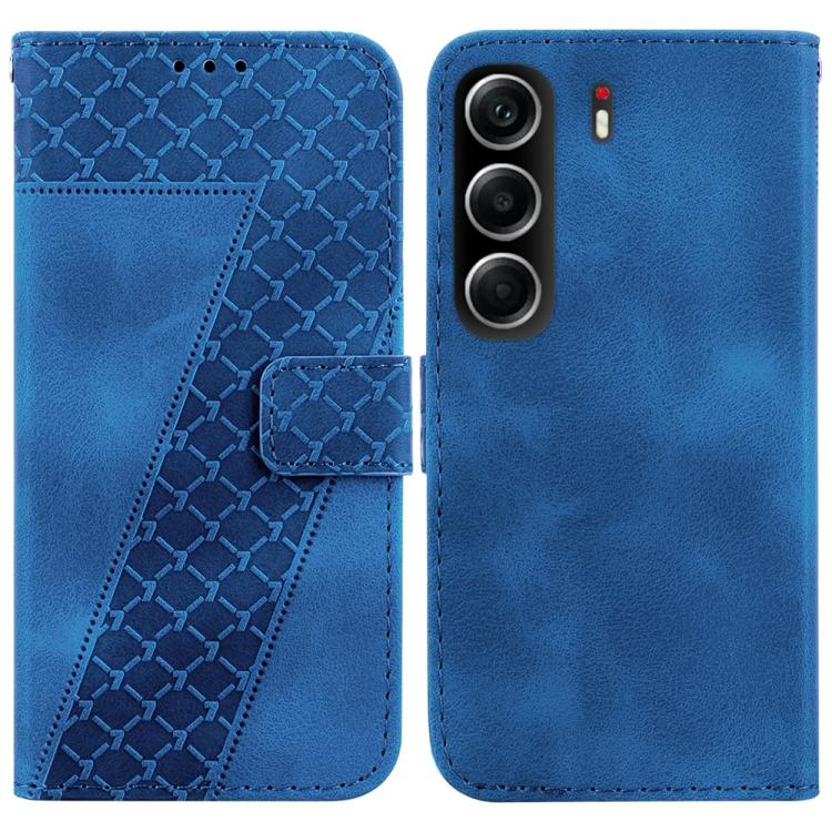 Seven-shaped Embossed Leather Phone Case, For Tecno Pop 10 / Spark Go 2 4G, For Tecno Camon 40 Pro 4G, For Tecno Camon 40, For Tecno Pop 9 5G / Spark 30C 5G, For Tecno Camon 30S / Camon 30S Pro, For Tecno Spark 30 Pro, For Tecno Spark 30 4G            ...