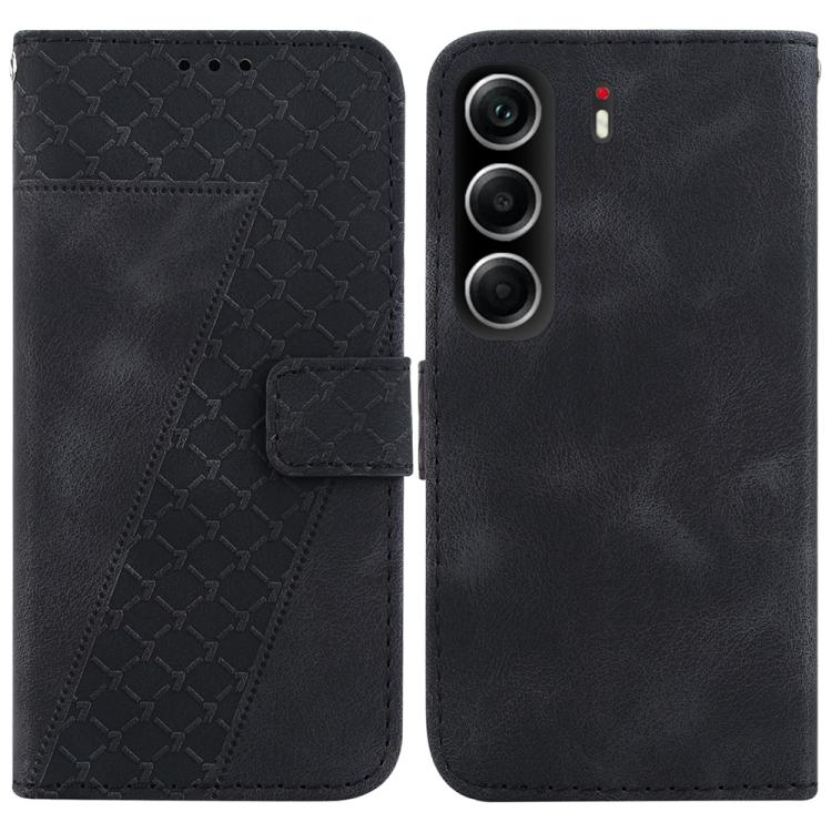 Seven-shaped Embossed Leather Phone Case, For Tecno Pop 10 / Spark Go 2 4G, For Tecno Camon 40 Pro 4G, For Tecno Camon 40, For Tecno Pop 9 5G / Spark 30C 5G, For Tecno Camon 30S / Camon 30S Pro, For Tecno Spark 30 Pro, For Tecno Spark 30 4G            ...