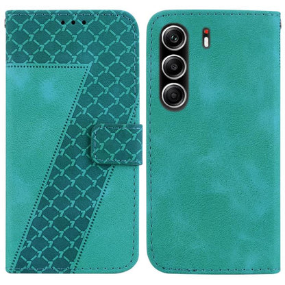Seven-shaped Embossed Leather Phone Case, For Tecno Pop 10 / Spark Go 2 4G, For Tecno Camon 40 Pro 4G, For Tecno Camon 40, For Tecno Pop 9 5G / Spark 30C 5G, For Tecno Camon 30S / Camon 30S Pro, For Tecno Spark 30 Pro, For Tecno Spark 30 4G            ...